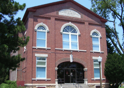 Johnston Public Library View from Pine